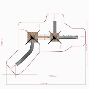 Детский игровой комплекс VikingWood Arriba-1