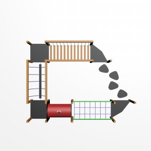 Детский игровой комплекс VikingWood PP-004