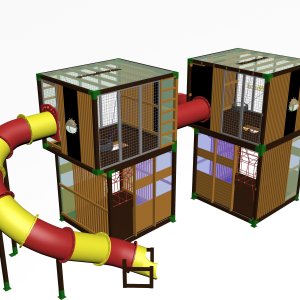 Детский игровой комплекс VikingWood Kvadro 2