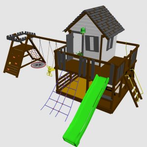 Детская игровой комплекс VikingWood Lout 3