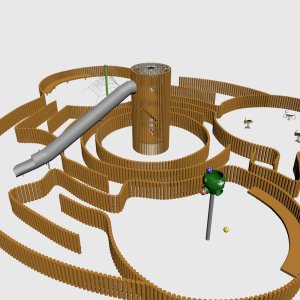 Детский игровой комплекс VikingWood Labirint-1