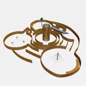 Детский игровой комплекс VikingWood Labirint-1