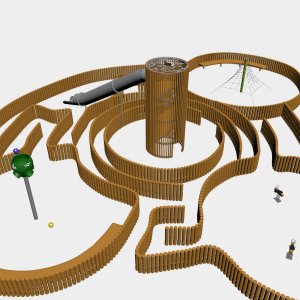 Детский игровой комплекс VikingWood Labirint-1