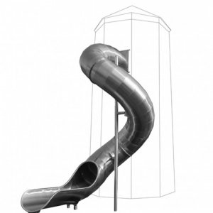 Скат труба из нержавеющей стали "Tanos"