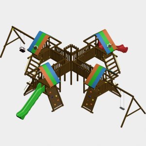 Детский игровой комплекс VikingWood Marsel Premium