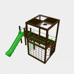 Детский игровой комплекс VikingWood Kvadro 5