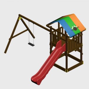 Детский игровой комплекс VikingWood Smile Premium