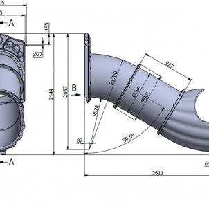 Скат-тоннель 1,0 м "Marsel"