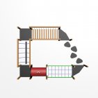 Детский игровой комплекс VikingWood PP-004