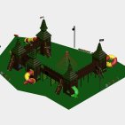 Детский комплекс VikingWood Castle