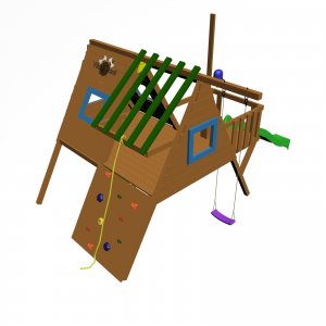 Детская горка VikingWood Tako