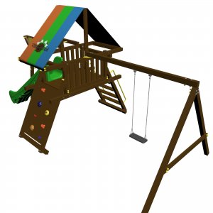 Детский игровой комплекс VikingWood Amigo Premium с рукоходом