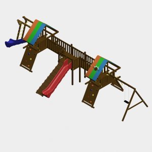 Детский игровой комплекс VikingWood Persei Premium