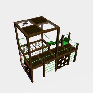 Детский игровой комплекс VikingWood Kvadro 5