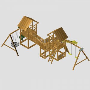 Детский игровой комплекс VikingWood Duet
