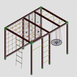 спортивные комплексы из экологичной древесины