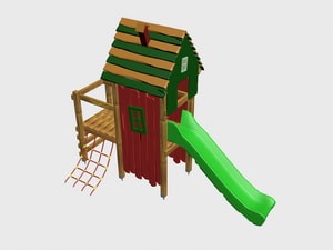 сравнение деревянной площадки и металлической